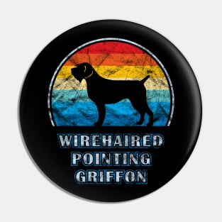 Wirehaired Pointing Griffon Vintage Design Dog Pin