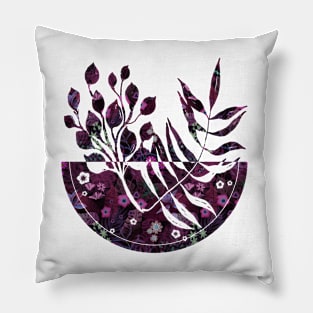 Bountiful Fuchsia Jungle Pillow