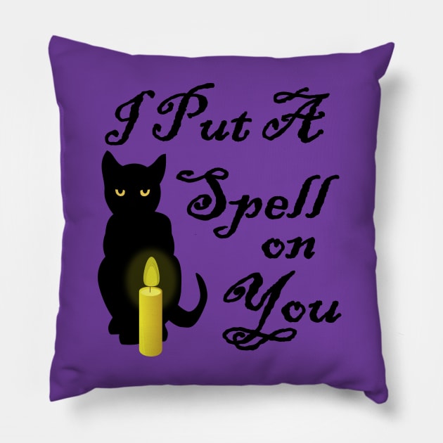 I Put A Spell On You Cheeky Witch Pillow by Cheeky Witch