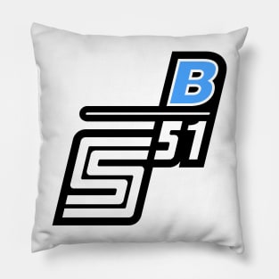 S51 B logo Pillow