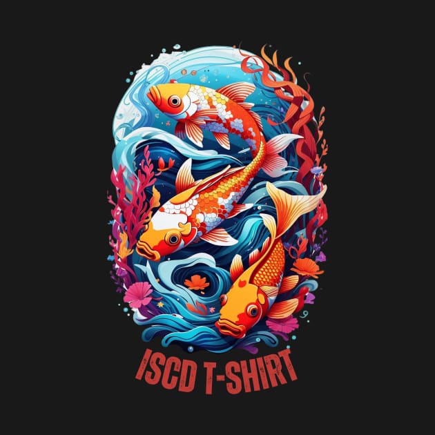 Koi fish by ISCD T-shirt