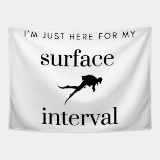 Surface Interval Scuba Diving Tapestry