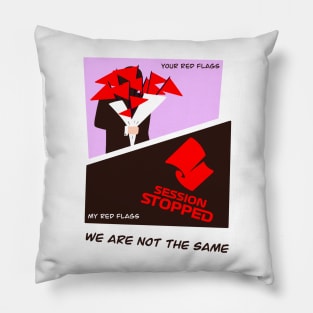 F1 - red flags Pillow