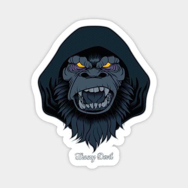 Emperor Primate Magnet by Thorny Devil Design