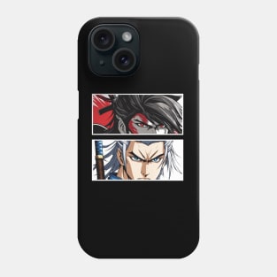 Red vs Blue Anime Angry Eyes Phone Case