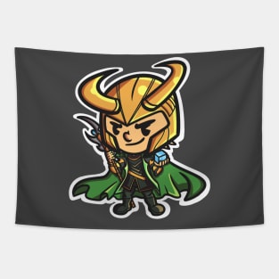 God of mischief Tapestry