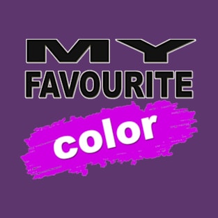 MY-FAVOURITE-COLOR,-PURPLE T-Shirt