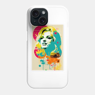 Modern woman in pop-art style Phone Case