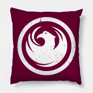 Retro Phoenix Arizona City Flag // Vintage PHX Grunge Emblem Pillow