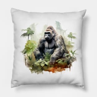 Black Gorilla Pillow