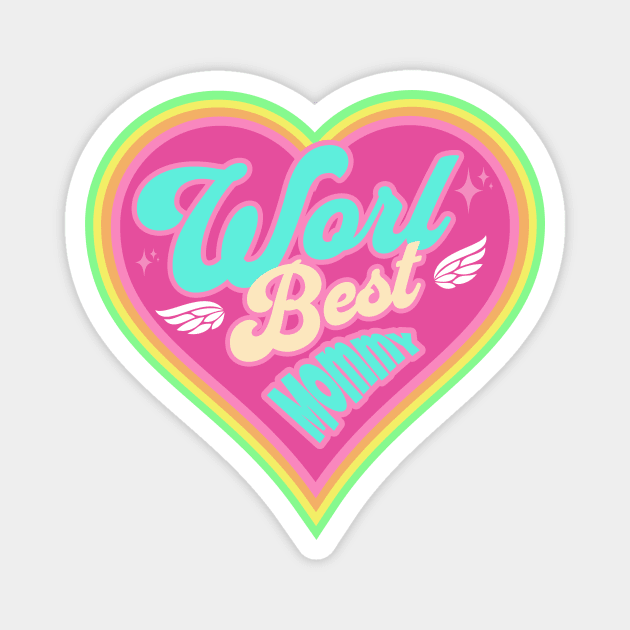 World Best Mom Magnet by Alea's