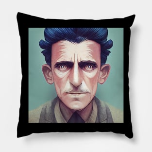 George Orwell portrait | Anime style Pillow