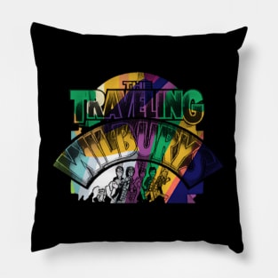 Traveling Wilburys - Wpap Vintage Pillow