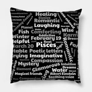 Pisces - The fishes zodiac sign Pillow
