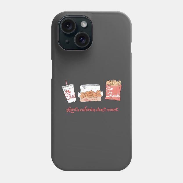 Lord's Calories Don't Count Phone Case by Litho