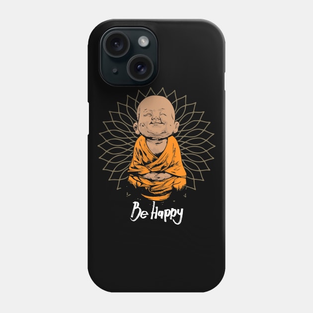 Happy Zen little baby Buddha Phone Case by JaydeMargulies