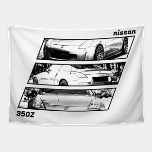 NISSAN 350Z Black 'N White Archive 2 Tapestry