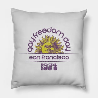 Gay Freedom Day 1974 Pillow