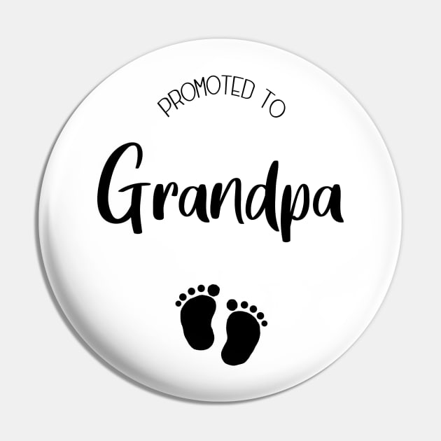 Promoted to grandpa | grandfather Pin by Die Designwerkstatt