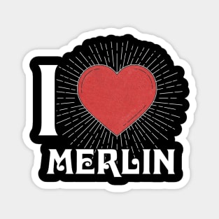 Design Proud Merlin Name Birthday 70s 80s 90s Magnet