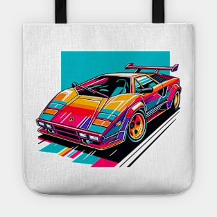 Lamborghini Countach Tote