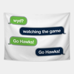 Seahawks WYD Text Tapestry