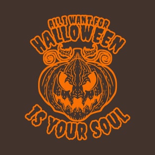 All Halloween Lineal T-Shirt