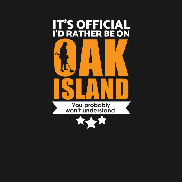 Oak Island metal detecting t-shirt by Diggertees4u