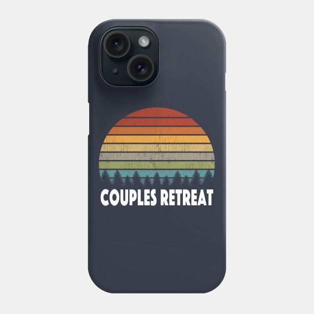 Couples Retreat Tshirt | Matching Group Couple Retreat Shirt Phone Case by SugarMootz