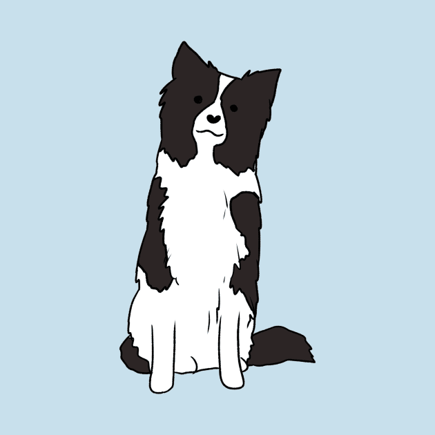 border collie illustration by Mayarart