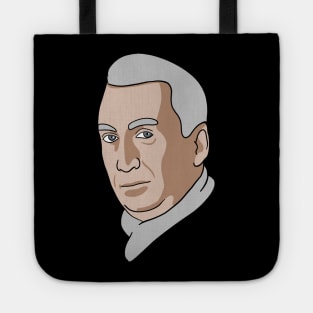 Roland Barthes Minimal Portrait - Philosophy Tote