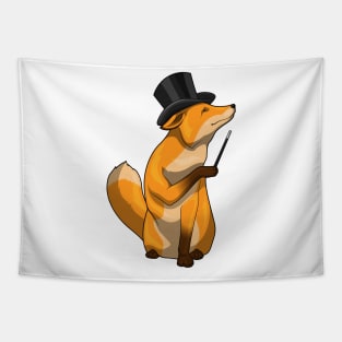 Fox Magician Magic wand Tapestry