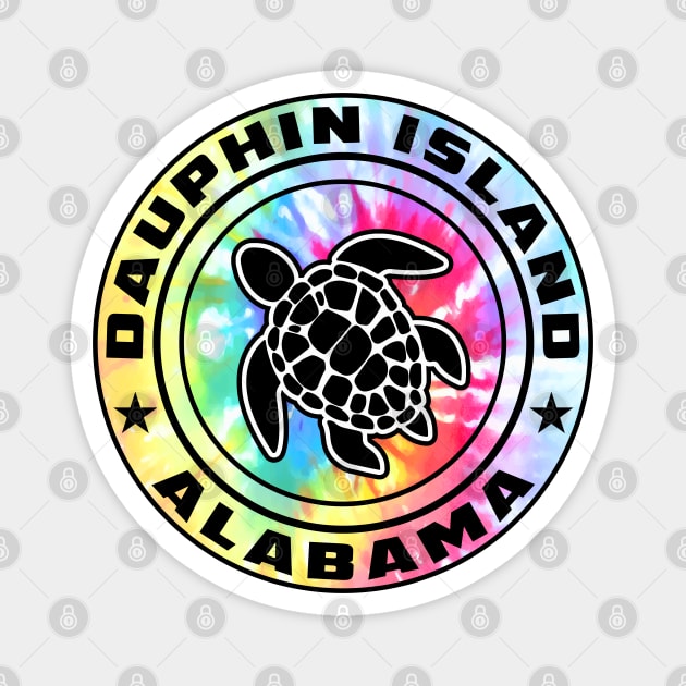 Dauphin Island Alabama Sea Turtle Magnet by heybert00