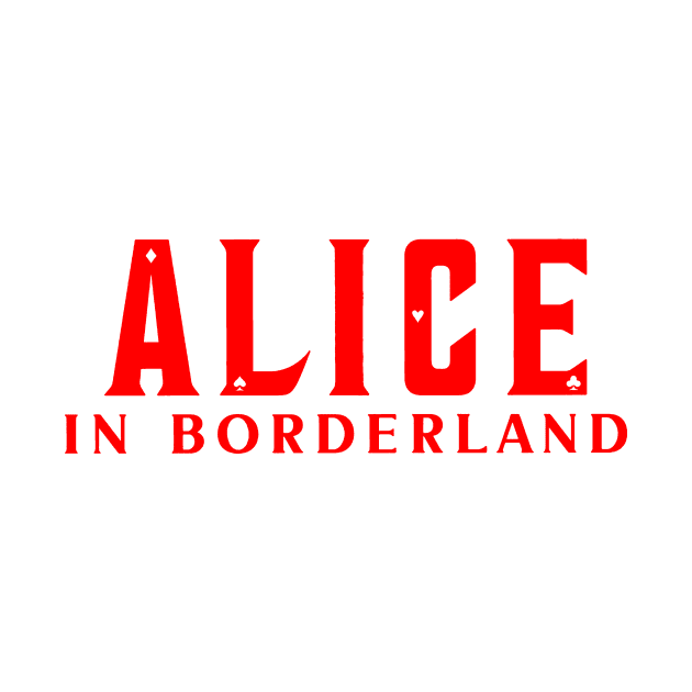 Alice in borderland title red by CERA23