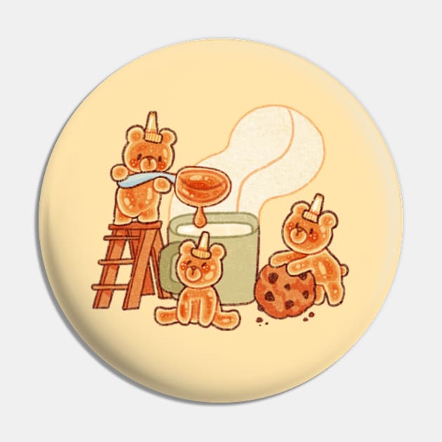 Honey Bear Pin by Studio Zimba