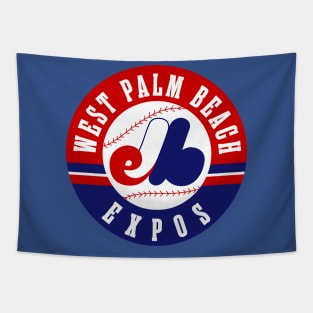 Vintage West Palm Beach Expos Baseball 1969 Tapestry