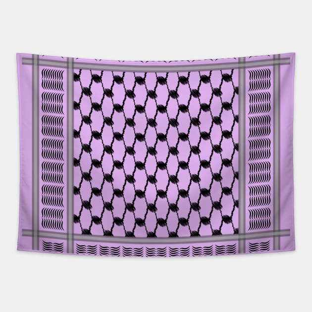 Kufiya Hatta Pattern,Free Palestine,Kufiya Hatta Pattern,Palestinian Traditional Kufiya, Palestine Arabic Hatta Keffiyeh Tapestry by egygraphics