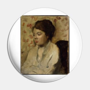 Portrait of a Young Woman Pin