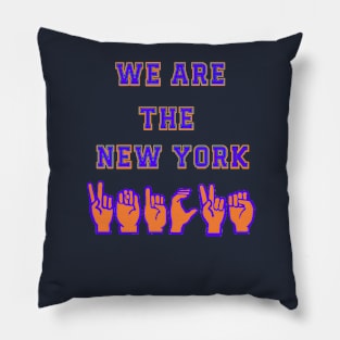 We are the New York Knicks. Pillow