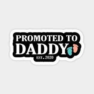 Promoted to daddy est 2020 Magnet