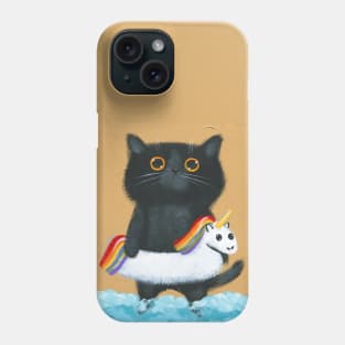 Kitty At The Beach 3 Phone Case