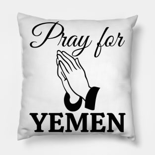 Pray for Yemen #SaveYemen Pillow