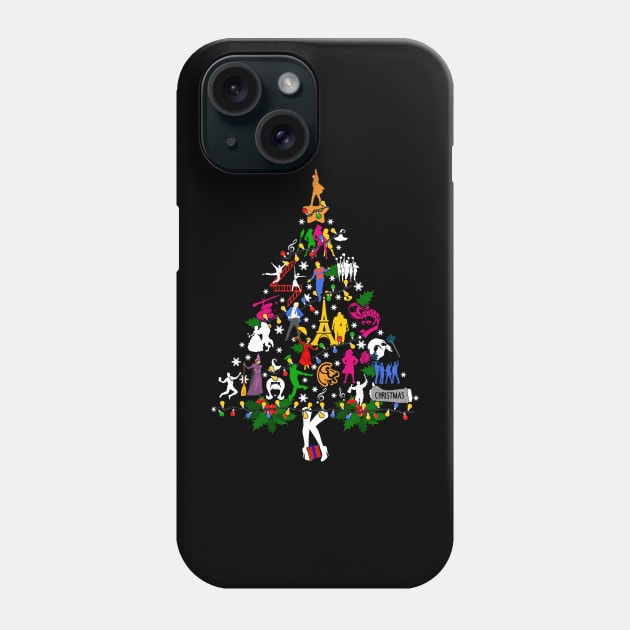 Ugly Broadway Christmas Tree Phone Case by KsuAnn