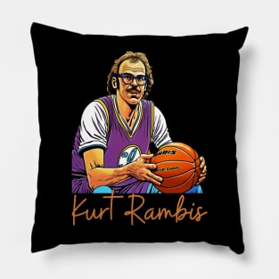 Kurt Rambis Vintage Style Pillow