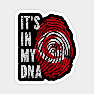 IT'S IN MY DNA Tunisia Flag Men Women Kids Magnet