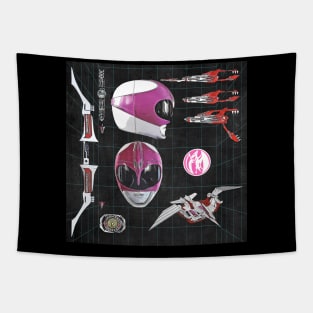 Pink Power Weapons Tapestry