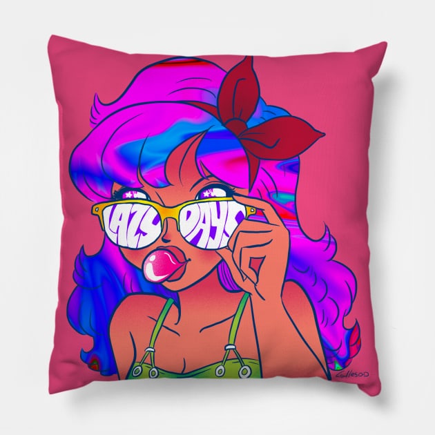 Lazy Days Pillow by tallesrodrigues