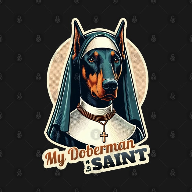 Nun Doberman by k9-tee