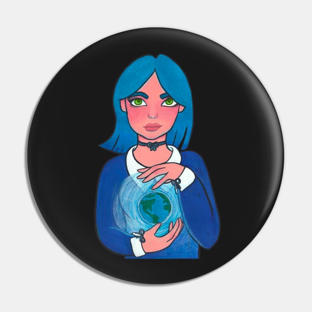 Gaea with the Earth Pin by RexieLovelis