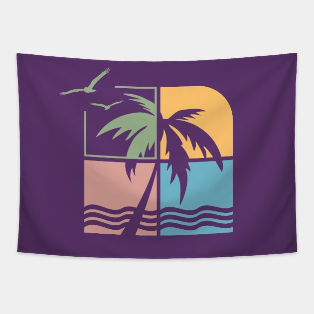 Palm Tree Tapestry by michony